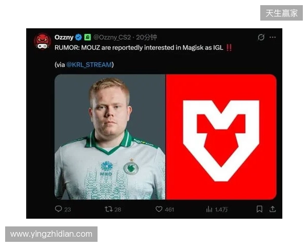 爆料:MOUZ有意引入Magisk出任指挥,Brollan或将下放 爆料:MOUZ有意引入Magisk出任指挥,Brollan或将下放